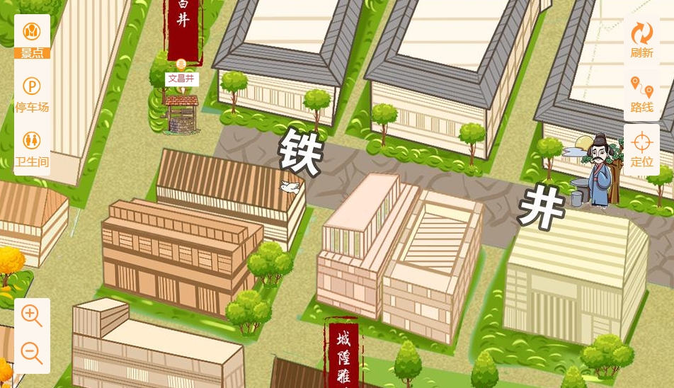 萨尔图智慧景区：手绘地图与语音导览的完美融合